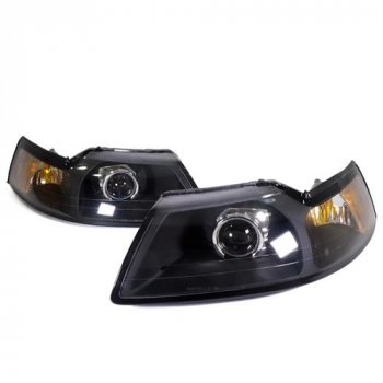 PROJECTOR HEADLIGHTS 99-04 MUSTANG