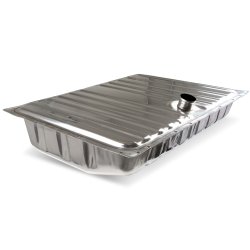 Fuel tank 65-68 Mustang Poleret rustfri
