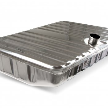Fuel tank 65-68 Mustang Poleret rustfri