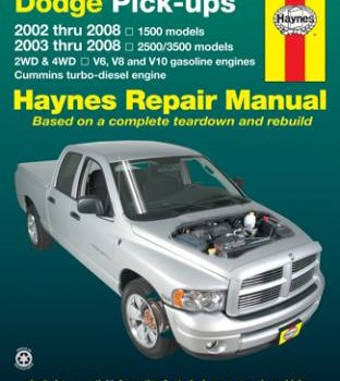 Workshop manual Dodge Full-size PU 2002-08