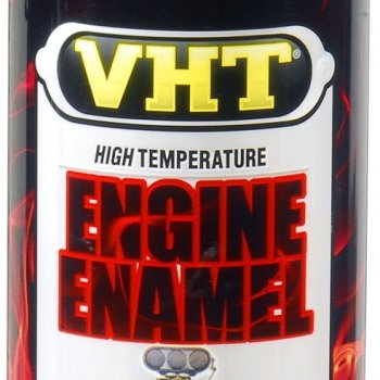 Motor maling Sort satin mat