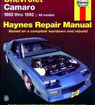 Workshop manual Camaro 1982-92