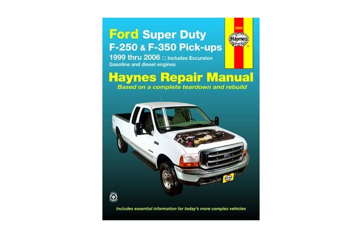 Workshop manual Ford F250/350SD 1999-2006