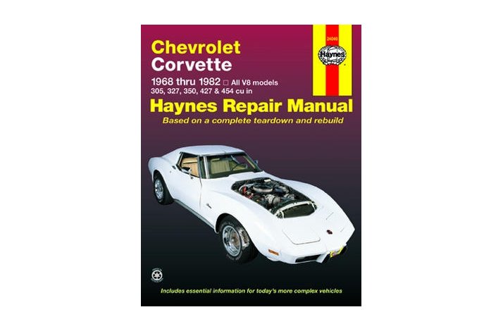 Workshop manual Corvette 1968-82