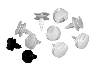 Door panel retainers