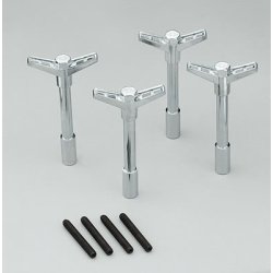 Wing nuts Bowtie Chrome