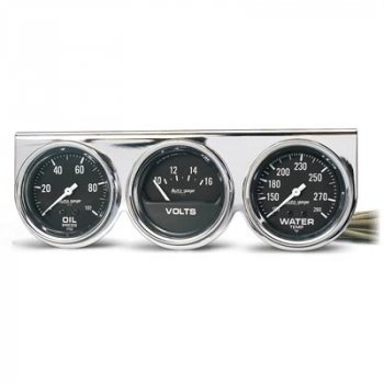 Autometer Gauge kit chrome